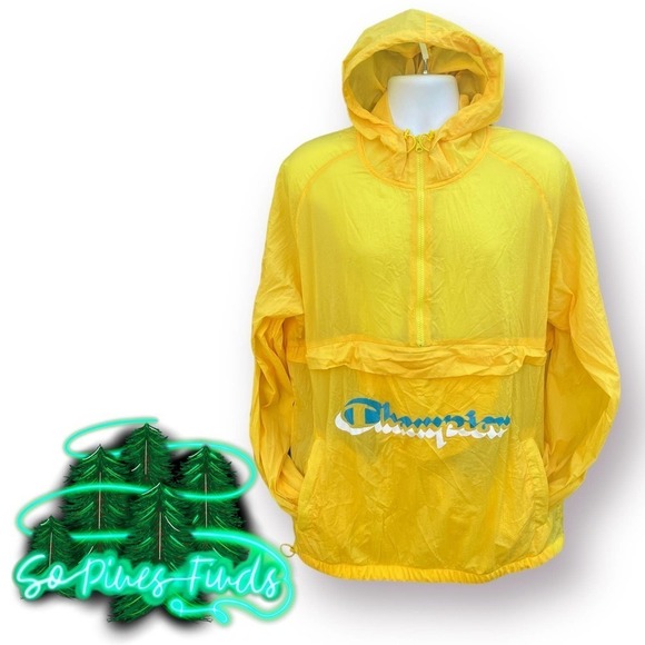 UNISEX Champion Life Anorak Jacket Sunny Yellow - Picture 1 of 10